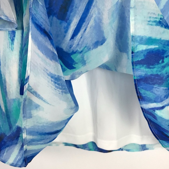 Calvin Klein Brush Stroke Print Long Sleeve - Picture 9 of 12